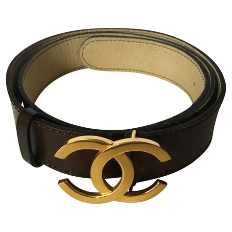 chanel vintage cc belt